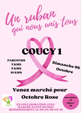 Marche de la santé le 06 octobre à Coucy 