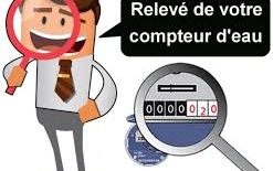 Relevé des compteurs d'eau